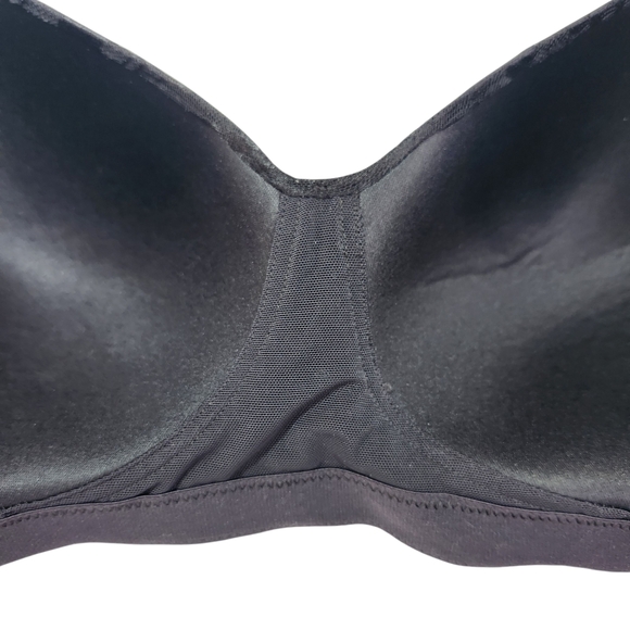 Breezies Black Floral Women's Wireless Bra 44D - Picture 10 of 10